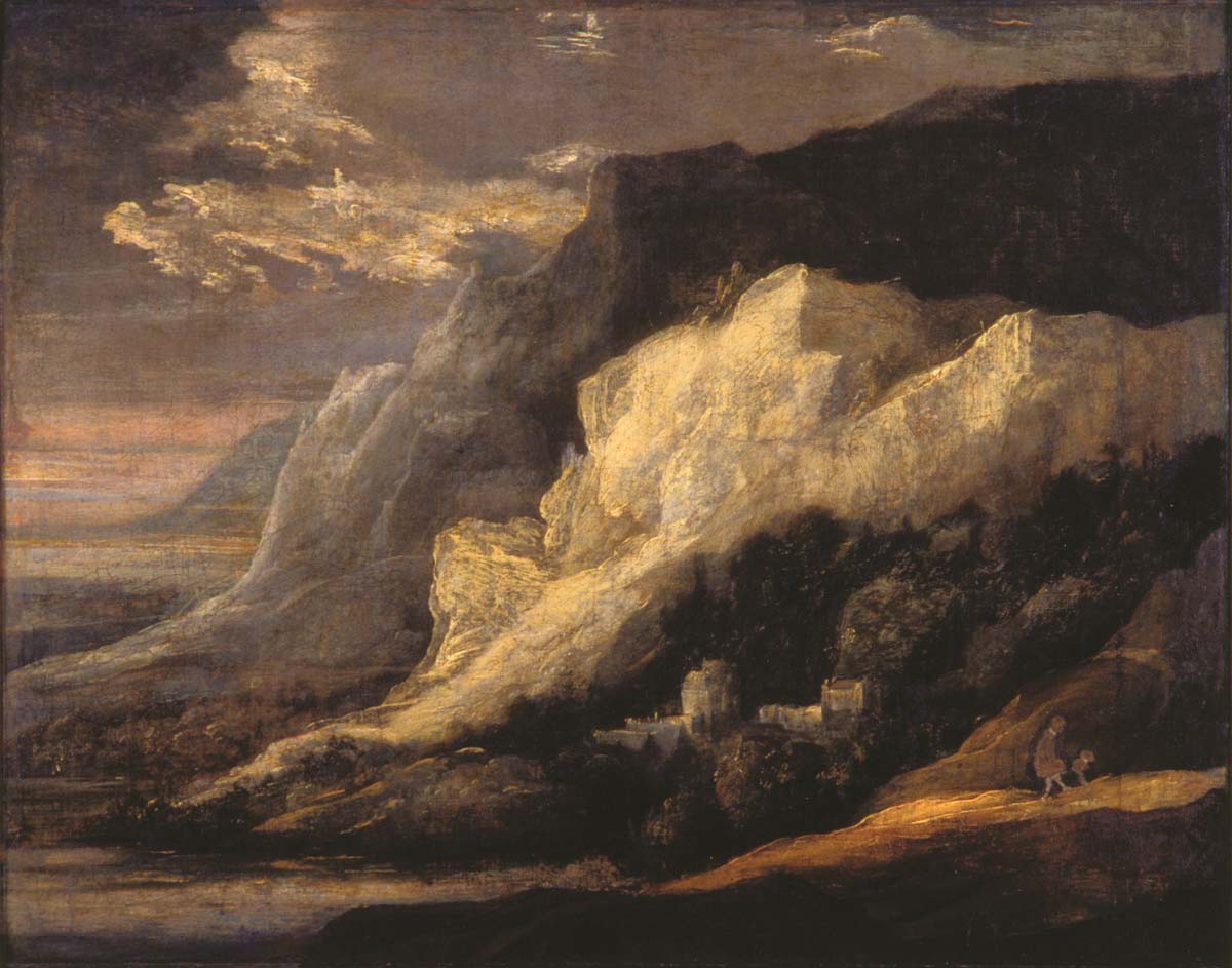 Paisagem Rochosa Hercules Seghers (c. 1590-1638) Óleo sobre tela 5905 x 75,0 cm